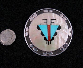 Image 1 of Zuni ~ Anthony Otto Lucio ~ Inlay Pin / Pendant 