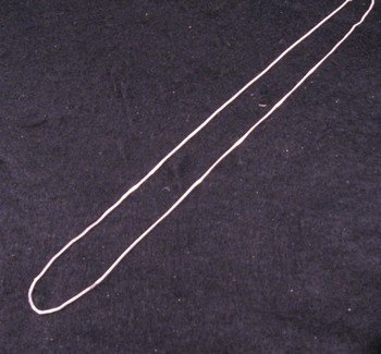 Image 1 of Sterling Silver 1MM Curb Chain Necklace - 18-Inch Long 