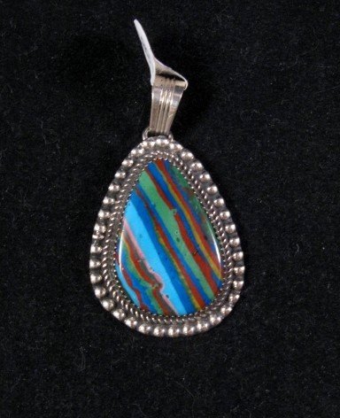 Image 0 of Native American Navajo Rainbow Casillica Pendant, Garrison Boyd