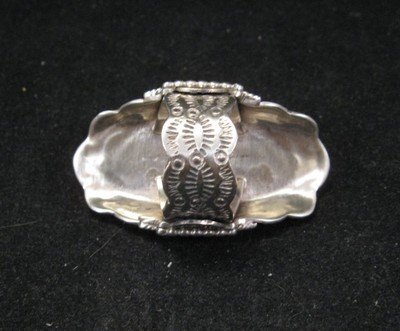 Image 2 of Native American Navajo Indian Turquoise Silver Ring sz6