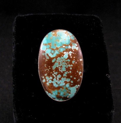 Image 0 of Big Navajo Everett & Mary Teller Royston Turquoise Ring sz8