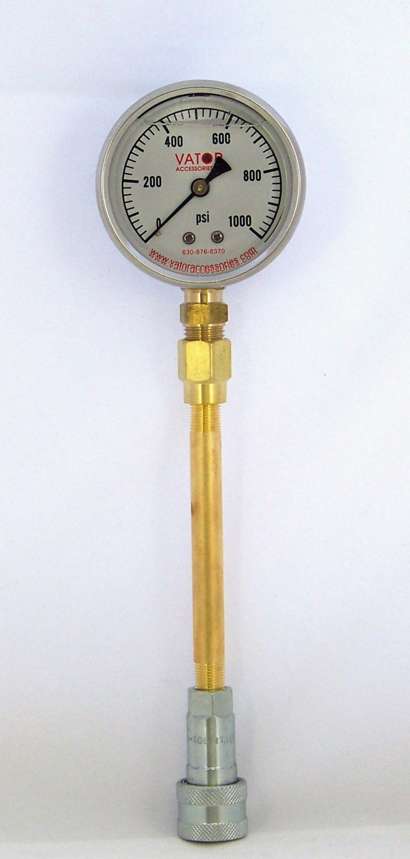 LPGA-1000 Liquid Pressure Gauge Assembly w/ 1/8'' Quick Coupler