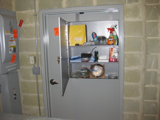 DISCONTINUED TC-1 Machine Room Door Tool Cabinet