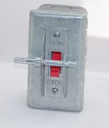 Image 0 of PS-1SGL Elevator Run-Stop Pit Switch, Steel cover with Guard and Lockout Pin