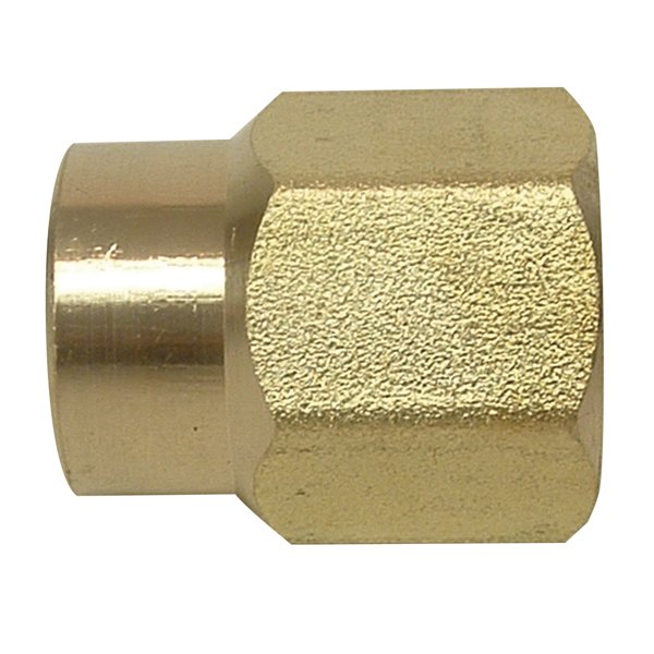 Image 0 of Brass Reducing Coupling 1/4'' x 1/8''