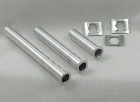 DET-3.5 Aluminum Escutcheon Tube, 3.5 Inches