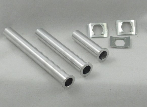 Image 0 of DET-2 Aluminum Escutcheon Tube, 2 Inches