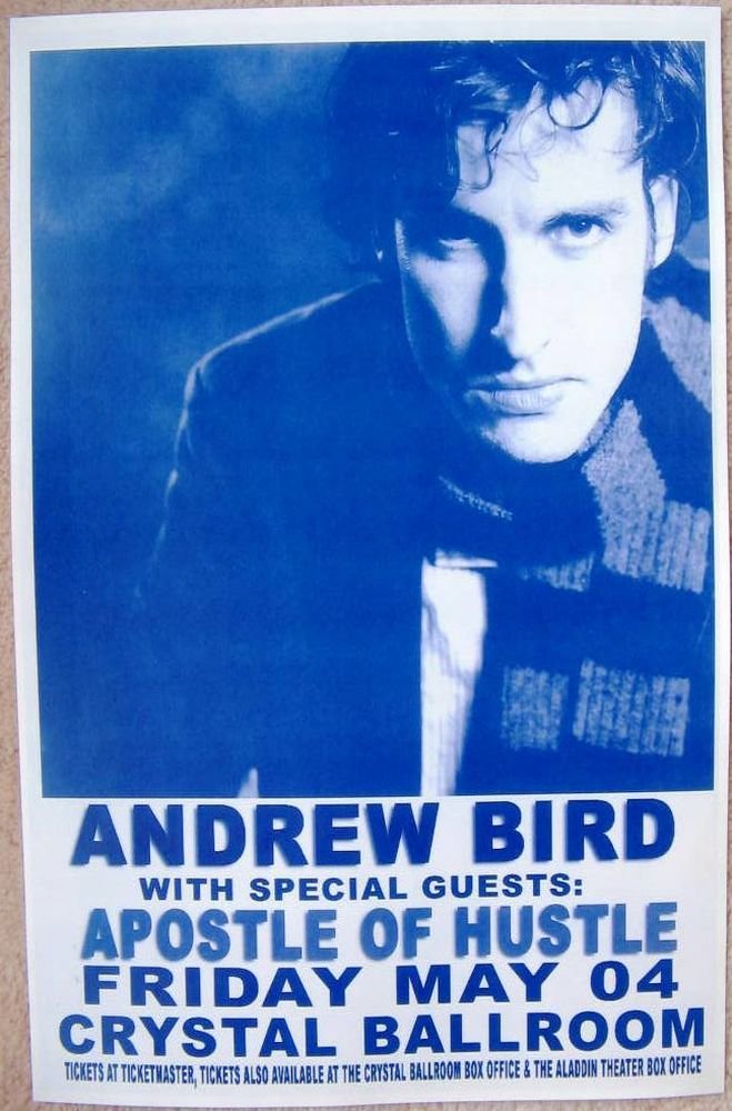 Image 0 of Bird ANDREW BIRD 2007 Gig POSTER Portland Oregon Concert (Version 2)