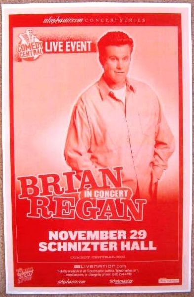 Image 0 of Regan BRIAN REGAN 2007 Gig POSTER Portland Oregon Comedy 