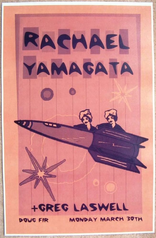 Image 0 of Yamagata RACHAEL YAMAGATA 2009 Gig POSTER Portland Oregon Concert