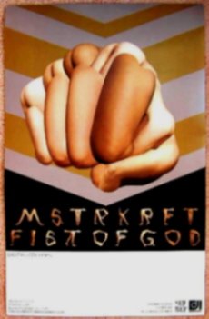 Image 1 of MSTRKRFT Album POSTER 2009 North America Tour and Fist Of God 2-sided 11x17