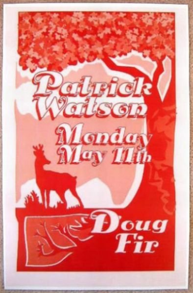 Image 0 of Watson PATRICK WATSON 2009 Gig POSTER Portland Oregon Concert 