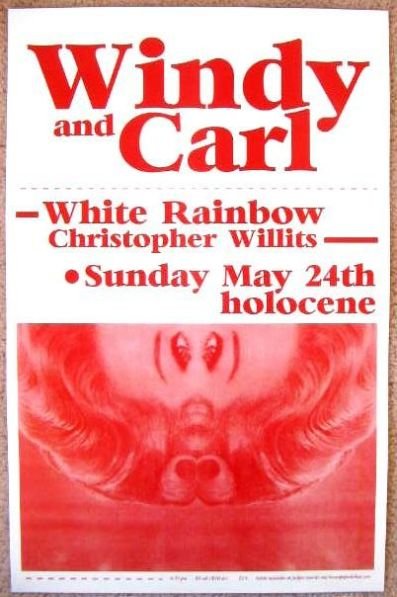 Image 0 of WINDY AND CARL 2009 Gig POSTER Portland Oregon Concert