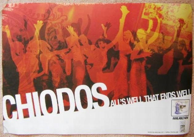Image 0 of CHIODOS 2005 POSTER All's Well That Ends Well Album 19x13
