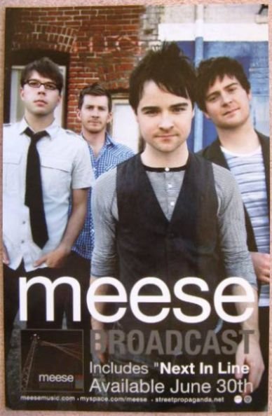 Image 0 of MEESE Broadcast Album POSTER 11x17