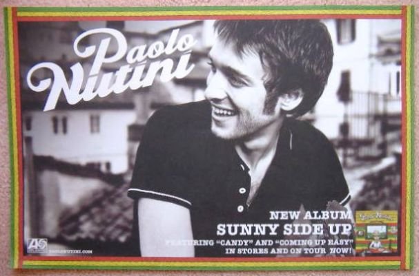 PAOLO NUTINI SIGNED AUTOGRAPHED A4 PP PHOTO POSTER B 