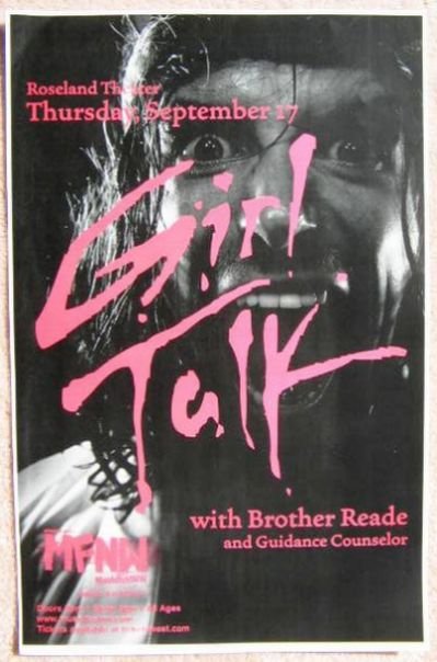 Image 0 of GIRL TALK Gig POSTER Portland Oregon 09 MFNW Musicfest NW Concert (vers. 1 of 2)