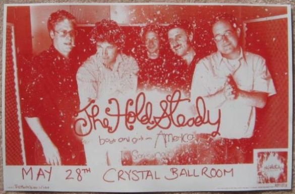 Image 0 of HOLD STEADY Gig POSTER May 2007 Portland Oregon Concert 
