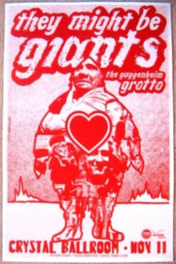 Image 0 of THEY MIGHT BE GIANTS 2009 Gig POSTER Portland Oregon Concert  
