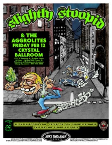 Image 0 of SLIGHTLY STOOPID Portland Oregon 2010 Gig Concert POSTER