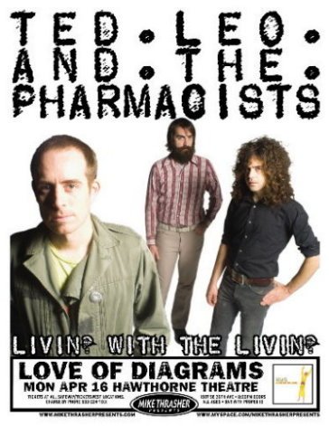 Image 0 of Leo TED LEO And THE PHARMACISTS 2007 Gig POSTER Portland Oregon Concert