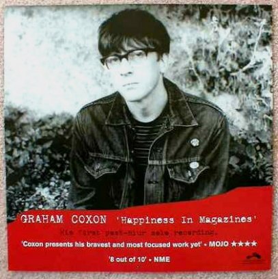 Coxon GRAHAM COXON Happiness In Magazines Album 2-Sided 12x12 POSTER