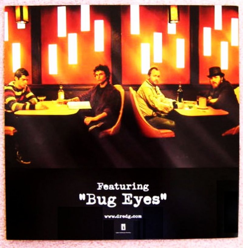 Image 0 of DREDG Album POSTER Bug Eyes 2-Sided 12x12