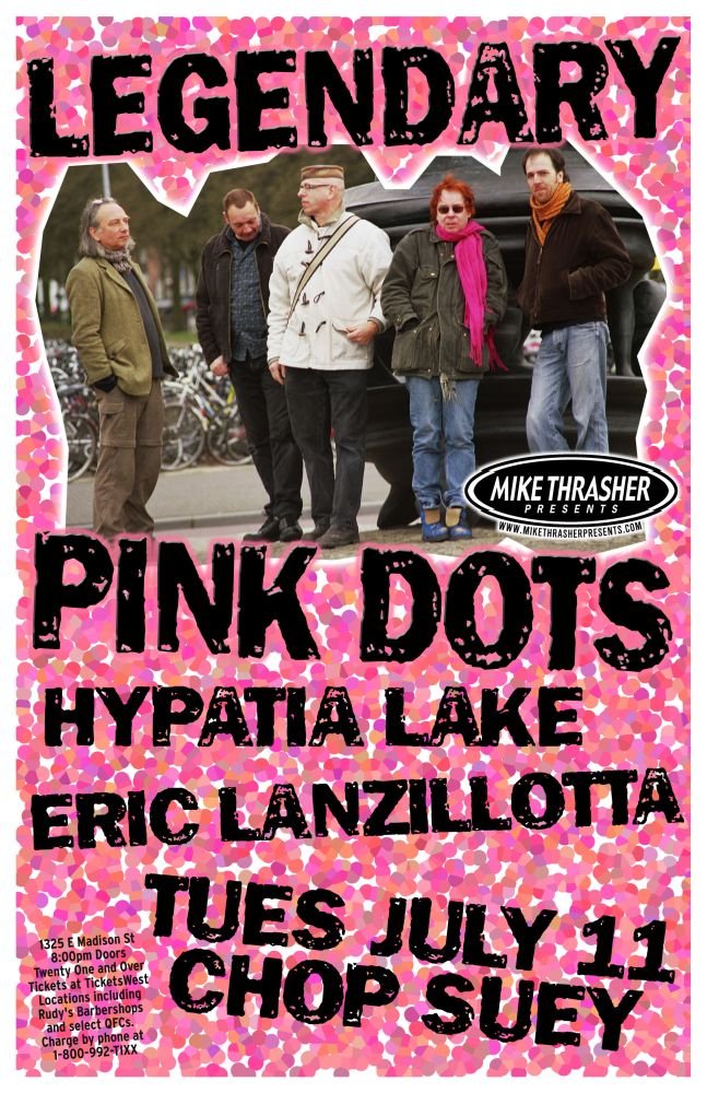 Image 0 of LEGENDARY PINK DOTS 2006 Gig POSTER Seattle Washington Concert  