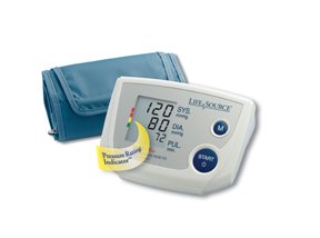 One Step Auto Inflate Blood Pressure Monitor with Medium Cuff