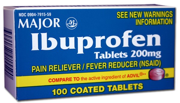 Image 0 of Ibuprofen 200 Mg Brown Tablets 100 By Major Pharmaceutical