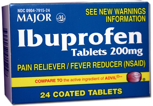 Image 0 of Ibuprofen 200 Mg Brown 24 Tabs By Major Pharmaceutical