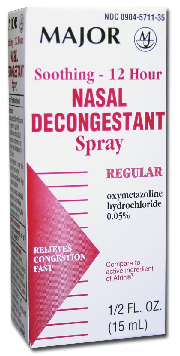 Image 0 of Nasal Decongestant Spray Inhaler 15 Ml By Major Pharmaceutical