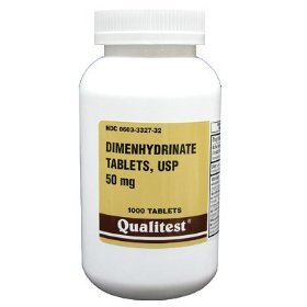 Image 0 of Dimenhydrinate 50 mg Tablets 1X100 Each by Qualitest Pharma Prod