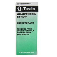 Q-Tussin Syrup 8 Oz Qualitest By Par Pharmaceutical