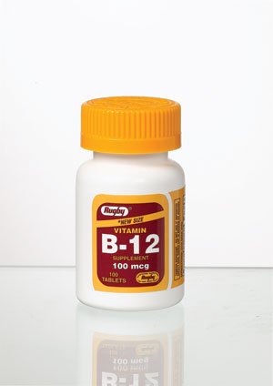 Image 0 of Vitamin B12 100 Mcg 100 Tabs By Rugby Major Lab