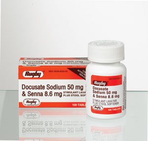 Docusate-Senn 50-8.6 Mg 100 Tabs By Major Rugby Lab