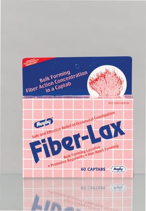 Image 0 of Fiber-Lax 625 Mg Tabs 60 By Rugby Major Lab
