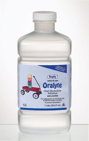 Image 0 of Oralyte Unflavored Oral Solution 33.8 Oz By Rugby Major Lab