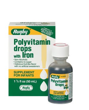 Image 0 of Poly-Vitamin With Iron Drop 50 Ml By Rugby Major Lab