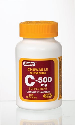 Image 0 of Vitamin C 500 Mg Chew able 100 Tabs By Rugby Major Lab