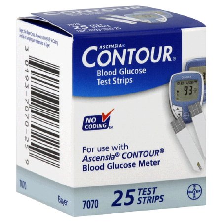 Contour Test Strips 100 Ct By Ascensia Diabetes Care