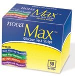 Nova Max Glucose Test Strips 50