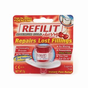 Image 0 of Refilit Cherry Flavored Filling Material 10 Ct