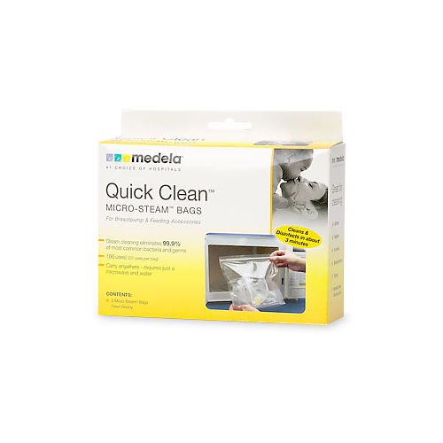 Image 0 of Medela Quick Clean Micro-Steam Bags 1X100 Each Bulk Package