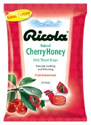 Image 0 of Ricola Cherry Honey Lozenges 24 Each