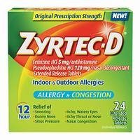 Image 0 of Zyrtec Otc 10 Mg Tablets 5 Each