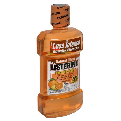 Listerine Natural Citrus Antiseptic Mouthwash 16.9 oz