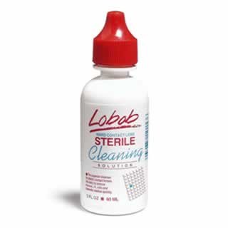 Lobob Hard Contact Lens Sterile Cleaning Solution 2 oz