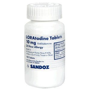 Loratadine Mfg. By Sandoz 10 mg Tablets 100