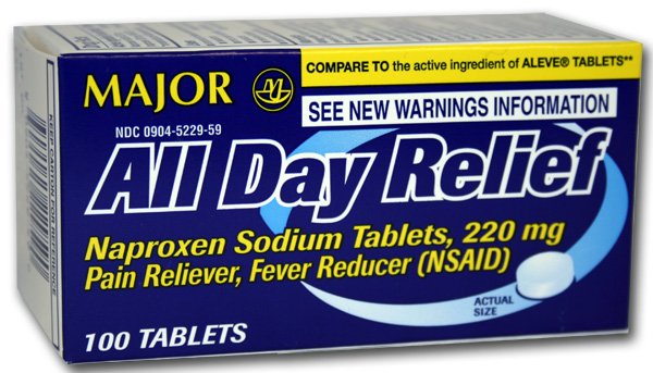 Image 0 of Naproxen Sodium 220 mg All Day Relief 100 Tablet